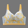 thumbnail image 2 of XZNGL Women Ethnic Style Comfortable Without Steel Rings Characteristic Pattern Magnetic Small Chest Collection Underwear Desire Sexy Bra, 2 of 7