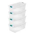thumbnail image 2 of Sterilite 106 Qt Plastic Storage Container (4 Pack) and 64 Qt Box (6 Pack), 2 of 12