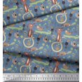 thumbnail image 3 of Soimoi Cotton Voile Fabric Floral,Bird & Animals African Printed Fabric 1 Yard 56 Inch Wide, 3 of 3