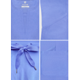 thumbnail image 4 of Adar Addition Go-Higher Scrub Set For Women - Notched V-Neck Scrub Top & Skinny Cargo Scrub Pants, 4 of 7