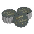 thumbnail image 1 of Inkdotpot Real Gold Foil Happy Holiday Tags Favor Hang Paper Tags 100 Pieces, 1 of 1