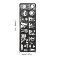 thumbnail image 3 of Halloween Nail Art Plaques Image Timbre Modèles Estampage Manucure Clou Estampeuse, 3 of 6