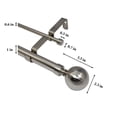 thumbnail image 2 of Versailles' Adjustable Ball Finial Double Rod Set 32in - 86in, 2 of 3