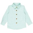 thumbnail image 1 of LSLJS Longues Chemises à Manches pour Garçons Tout-Petits Enfants Bébé Chemise Décontractée à Boutons Haut Col Rabattu Chemise Habillée Cadeaux pour Enfants, 1 of 5