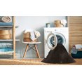 thumbnail image 2 of Ahgly Company Machine Washable Indoor Square Transitional Chocolate Brown Area Rugs, 4' Square, 2 of 7