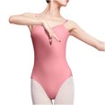 thumbnail image 2 of AherBiu Dancing Bodysuits for Women Sleeveless Backless Playsuits Stretchy Slim Comfy Soft Workout Rompers, 2 of 5