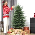 thumbnail image 2 of HOMCOM Arbre de Noël de 5 Pi, Sapin Ponderosa Réaliste Complet, Assemblage Facile, 2 of 10
