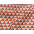 thumbnail image 4 of oneOone Tissu Jersey Viscose Orange Triangle Matériel de Robe Tissu Imprimé Tissu au Mètre 60 Pouces de Large - C2, 4 of 5