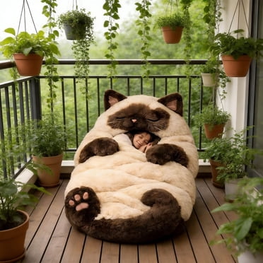 EGNMCR Chats Adorables Enveloppes Sac de Couchage Couverture de Couchage
