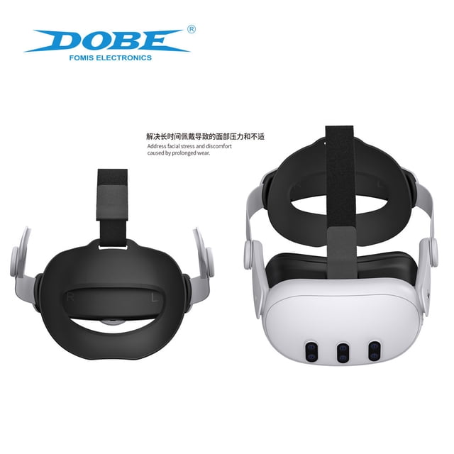 Courroie de Tête de Rechange à Angles Multiples Réglables pour Casque VR Meta Quest 3/3S - Bande de Confort Soulageant la Pression pour des Séances de Jeu Prolongées