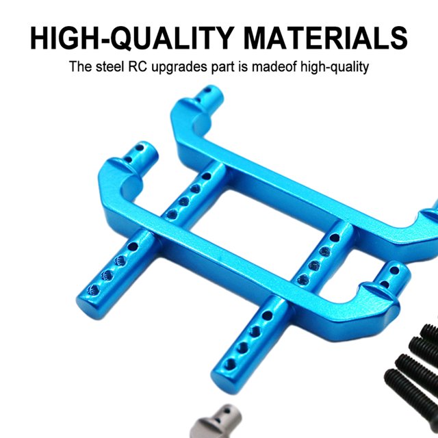 mmirethe Aluminum Alloy Invisible Shell Mount For 1/18 Wltoys 969B On-Road Vehicles Blue