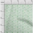 thumbnail image 2 of oneOone Silk Tabby Green Fabric Heart Craft Projects Decor Fabric Printed By The Yard 42 Inch Wide, 2 of 4