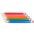 thumbnail image 4 of 2pcs 35cm Wooden Pencil Large Drawing Writing Painting Mark Pencil Stationery Props (Random Orange Color), 4 of 8