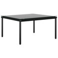 thumbnail image 2 of vidaXL 5 Piece Garden Lounge Set with Cushions Black PVC, 2 of 5
