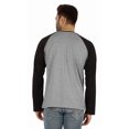 thumbnail image 4 of Inkmeso Men's Regular Fit Round Neck Shirt Solid Raglan Long Sleeve T-Shirts, 4 of 7