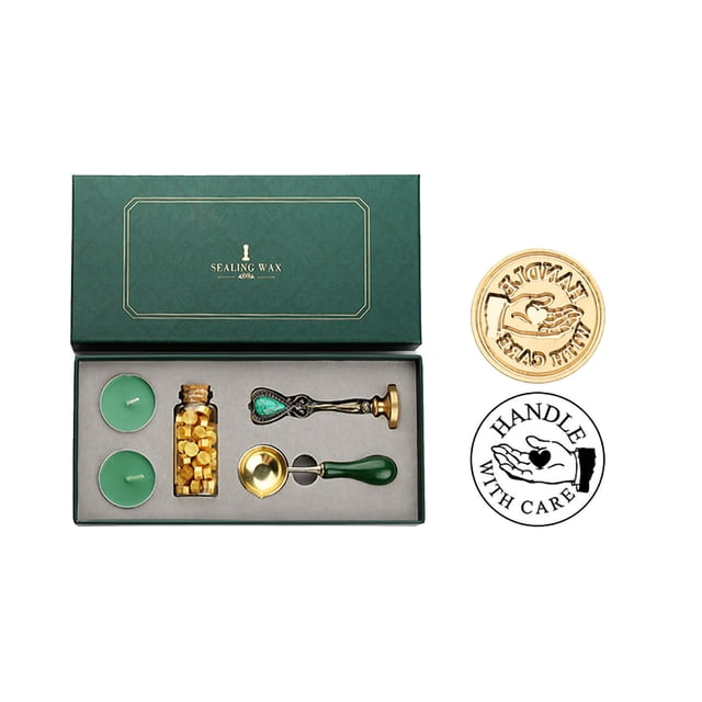 LSLJS Fire Lacquer Sealing Wax Set Fire Lacquer Wax Grain Set Fire Lacquer, Seal Se T