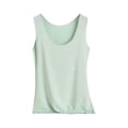 thumbnail image 5 of Pyjama pour Femmes, Mode Femmes Dames Débardeur Uni à Encolure en U Hauts de Pyjama 3 Pcs Hauts de Bas, Cadeaux pour Femmes, TTTTG, 5 of 5