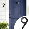 thumbnail image 4 of EGNMCR 5 Inch Modern Metal House Numbers Black Door Number House Address Letters And Numbers For Outside Signs Door number sign, 4 of 5