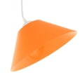 thumbnail image 3 of Milaget Suspension Moderne en Forme de Cône Abat-Jour Lustre Orange, 3 of 9