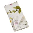 thumbnail image 2 of SARO LIFESTYLE Botanical Garden Collection Aquarelle Floral Stems Serviettes de table (Ensemble de 4), 20" Blanc cassé, 2 of 2