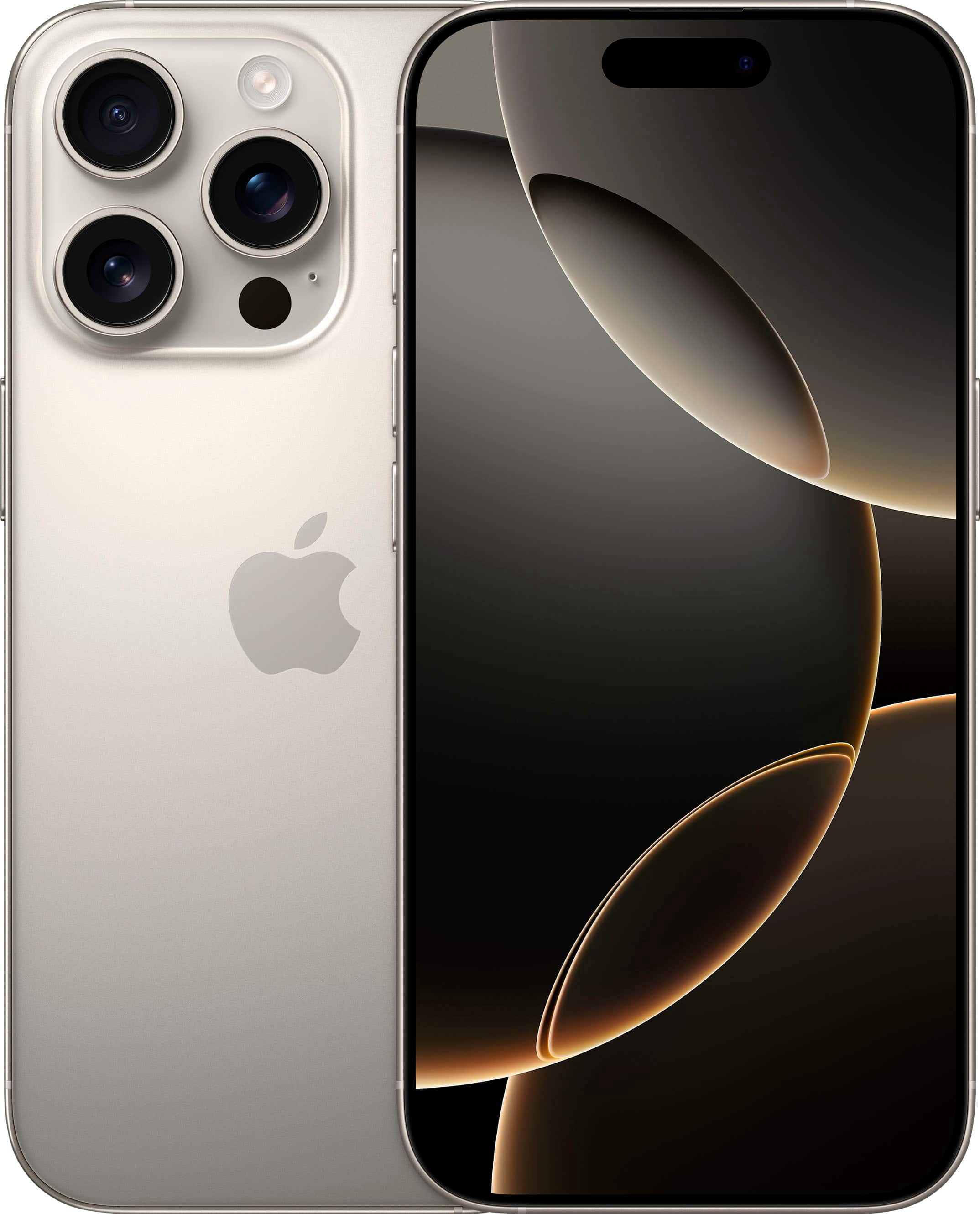 Refurbished Apple iPhone 16 Pro A3083 - eSIM ONLY - (Fully Unlocked) 128GB Natural Titanium (Grade B)
