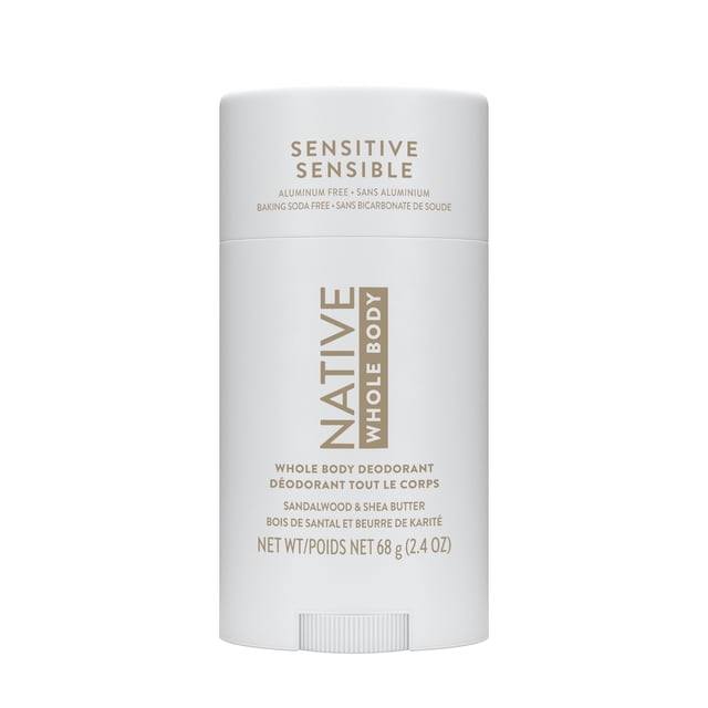 Native Sandalwood & Shea Butter Sensitive Whole Body Deodorant, 68 g