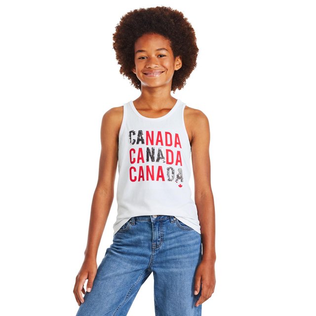 Débardeur fête du Canada George pour filles