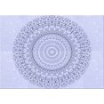 thumbnail image 1 of Ahgly Tapis Rectangulaire Lavable en Machine Intérieur Lavande Bleu, 4 Pieds x 6 Pieds, 1 of 7