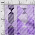thumbnail image 2 of oneOone Viscose Jersey Medium Purple Fabric Check Sewing Craft Projects Fabric Prints By Yard 60 Inch Wide, 2 of 4