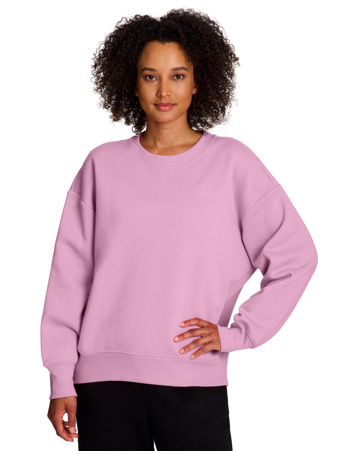 Reebok Women's Weekender Oversized Crewneck Sweatshirt