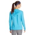thumbnail image 2 of Hanes Womens Slub Jersey Hoodie, XL, Process Blue, 2 of 2