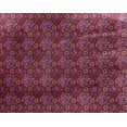 thumbnail image 5 of oneOone Georgette Viscose Pink Fabric Retro Map Sewing Craft Projects Fabric Prints By Yard 42 Inch Wide, 5 of 5