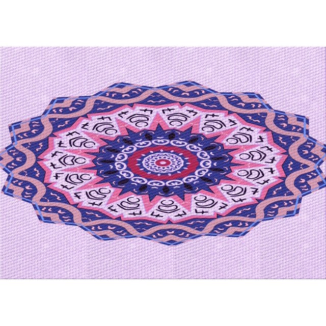 Ahgly Company Tapis d'Intérieur Lavables en Machine Rectangle Transitionnel Rose Fleur, 2' x 4'