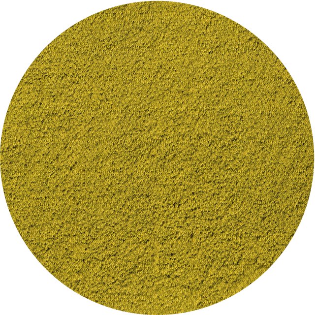 Ahgly Company Tapis Rond Lavable en Machine Intérieur Transitionnel Jaune Foncé Vert, 5 Pieds Rond