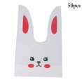 thumbnail image 1 of Coofit 50PCS Candy Bag Rabbit Ears Design Treat Bag Party Favor Bag for Cookies Candy, 1 of 10
