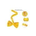 thumbnail image 3 of INSPIRE CHIC Accessoires de Nœud Papillon pour Homme Sangle Ajustable Formel Uni Smoking Pré-Noué Jaune Doré, 3 of 5