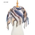 thumbnail image 1 of Dvkptbk Foulards pour Femmes Mode Hiver Femmes Foulard Colorée Décontractée Foulard à Franges Châle Vêtements en Liquidation, 1 of 5