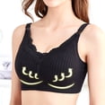 thumbnail image 1 of LSLJS Ladies Comfortable Breathable No Steel Ring Front Buckle Breastfeeding Bra Woman Underwear, 1 of 6