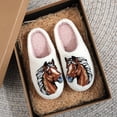 thumbnail image 2 of Pantoufles d'Hiver pour Femmes Adultes d'Intérieur Confortables et Douces Pantoufles d'Hiver pour Dames Pantoufles Douillettes Chaussures d'Intérieur Pantoufles d'Hiver Douillettes pour Femmes, 2 of 8