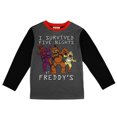 thumbnail image 2 of Five Nights At Freddys Personnages J'ai Survécu Ensemble de Pyjamas Gris pour Dormir, 2 of 4