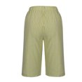 thumbnail image 4 of AherBiu Shorts Droits Taille Haute à Rayures pour Femmes avec Poches, XXXX-Large, 4 of 6