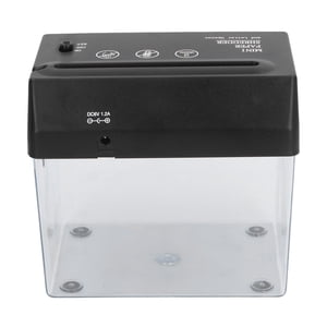 Portable Paper Shredder, Mini Paper Shredder Low Noise Small  for Cutting