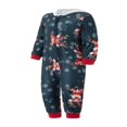 thumbnail image 3 of Ensembles de Pyjamas Assortis pour Famille Pyjamas de Noël Haut Imprimé avec Bas à Carreaux, 3 of 10