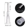 thumbnail image 2 of Unique Bargains Aiguille Distributrice à Embout Émoussé pour Pistolet à Colle Liquide, 16 g 1/2 Po, Lot de 10 (Transparent), 2 of 7