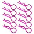 thumbnail image 3 of Peahefy RC Car R Clips,RC Body Clips,10Pcs RC Car Shell Clip R‑Shape Metal Body Clips Pins for 1/5 1/6 1/8 1/10 RC Car, 3 of 8