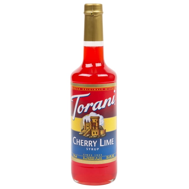 Torani 750 ml Sirop Aromatisant / Sirop de Fruit Cerise-Lime