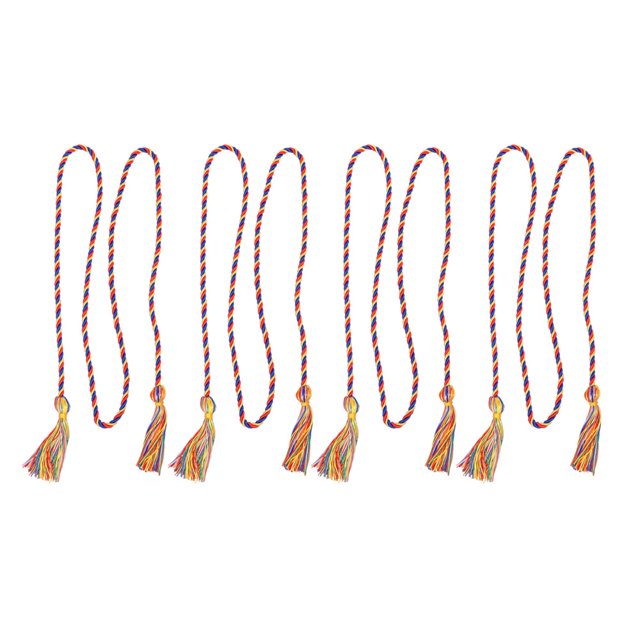 4PCS Double-ended Braided Tassels Graduation Season Honor Decorative Tassels Graduation Honors Rope Double Head Tassels Fringe DIY Handmade Braided Tassels green