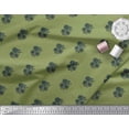 thumbnail image 2 of Soimoi Velvet Fabric Floral Block Print Sewing Fabric Yard 58 Inch Wide, 2 of 3