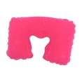 thumbnail image 2 of Wzzjkit Comfortable Travel Neck Pillow PVC Flocked U Shaped Cushion for Aviation Outdoor Home Use Portable Inflatable Cervical Support Pillow with Soft Velour Cover, 2 of 6