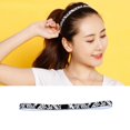 thumbnail image 4 of Bande Élastique Rouge 2# Cheveux Longs Fins Bande de Sport Extensible Serre-Tête Élastique Ha T8 Z5N6, 4 of 9